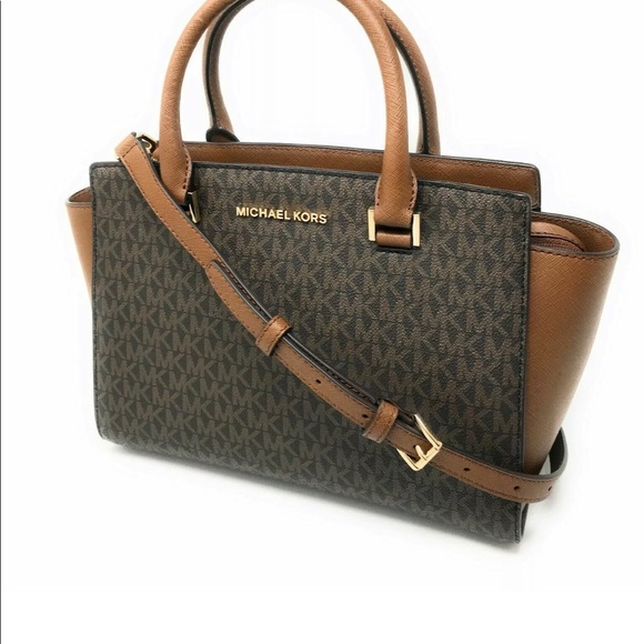 NWT Michael Kors md selma handbag Signature - Picture 2 of 7